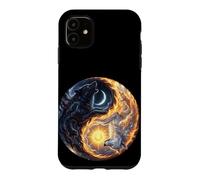 Art du Loup Yin Yang Coque pour iPhone 11
