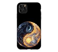 Art du Loup Yin Yang Coque pour iPhone 11 Pro Max