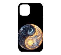 Art du Loup Yin Yang Coque pour iPhone 12/12 Pro