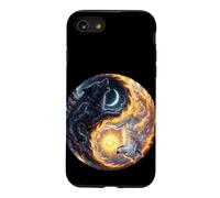 Art du Loup Yin Yang Coque pour iPhone SE (2020) / 7/8