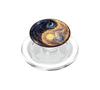 Art du Loup Yin Yang PopSockets PopGrip pour MagSafe
