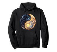Art du Loup Yin Yang Sweat à Capuche
