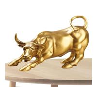 Art du marché boursier: construction en résine durable, symbole de prospérité financière, sculpture de zone de travail exécutive, outil utilitaire professionnel pour le bureau pour les membres