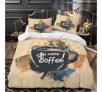 Art du Paysage Urbain Parure de Lit 3D Effet Microfibre Hypoallergique Ultra Douce Housse de Couette Fermeture Éclair Douce Respirante for Couple Amoureux Double（200x200cm）