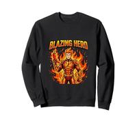 Art du Personnage de l'épice Ardente du héros Flamboyant Sweatshirt