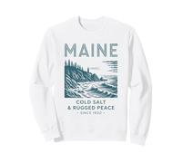 Art du Phare de la côte du Maine et sa beauté paisible Sweatshirt