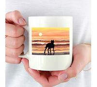 Art Du Pit Dog Tasse À Thé Unique Mug Drôle Tasse À Café Idée Cadeau Pour Noël Anniversaire Collègue 330Ml