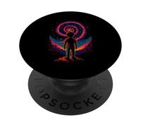 Art du Portail surréaliste de Cosmic Dreamer pour Enfant PopSockets PopGrip Adhésif