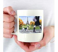 Art Du Rat Terrier Tasse À Café Durable Tasse À Thé Céramique Mug Idée Cadeau Pour Pâques Noël Anniversaire 330Ml