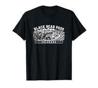 Art du Sentier de Montagne en 4x4 du Black Bear Pass Colorado T-Shirt Graphique avec Valeur