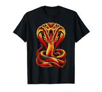 Art du Serpent Cobra pour Les Amoureux des Reptiles T-Shirt Graphique avec Valeur