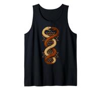 Art du symbole de la géométrie sacrée du serpent jumeau Sri Yantra Débardeur
