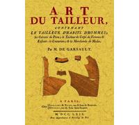 Art du tailleur - M. De Garsault - Maxtor France - broché - Etude