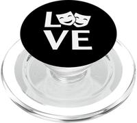 Art du théâtre pour Hommes Femmes théâtre Amant Drame PopSockets PopGrip pour MagSafe