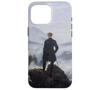 Art du Voyageur au-Dessus de la mer de Brouillard Coque pour iPhone 16 Pro Max