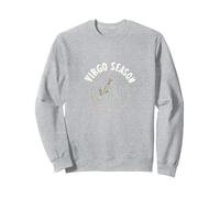 Art du Zodiaque céleste de la Saison de la Vierge pour Homme Sweatshirt, Unisexe pour Adultes, Gris Chiné, L