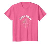 Art du Zodiaque céleste de la Saison de la Vierge pour Homme T-Shirt, Enfant, Rose Chiné, 2 Ans
