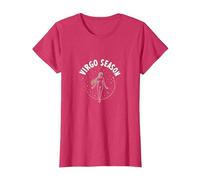 Art du Zodiaque céleste de la Saison de la Vierge pour Homme T-Shirt, Femme, Rouge Chiné, L
