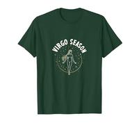 Art du Zodiaque céleste de la Saison de la Vierge pour Homme T-Shirt, Homme, Vert Forêt, L