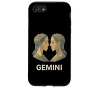 Art du Zodiaque des Jumeaux Gemini Low Poly Coque pour iPhone SE (2020) / 7/8