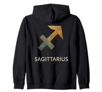 Art du Zodiaque géométrique du Sagittaire Sweat à Capuche