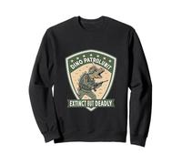 Art d'un guerrier éteint mais mortel de l'unité Dino Patrol Sweatshirt
