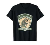 Art d'un guerrier éteint mais mortel de l'unité Dino Patrol T-Shirt