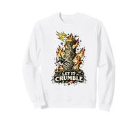 Art éclair de la Tour de Tarot Let It Crumble Sweatshirt