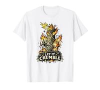 Art éclair de la Tour de Tarot Let It Crumble T-Shirt