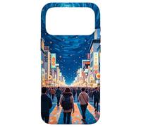 Art en Forme de Tourbillon de la traversée Nocturne de Tokyo Coque pour iPhone 17 Pro Max