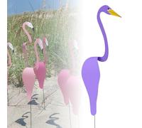 Art en métal de Jardin d'oiseaux dansants de Floride, Flamant Rose Dansant de Floride, Moulin à Vent Magique en métal, Moulin à Vent Flamant Rose, Moulin à Vent pour décoration de Jardin et de Cour (