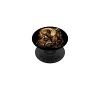 Art équestre de Chevaux majestueux sous la Pleine Lune PopSockets PopGrip Adhésif