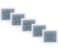 Art Eraser Faber Castell Lot De 5 Gommes À Modeler Gris[Z1033]