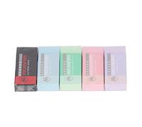 Art Eraser Gomme à croquis Gomme multifonction Forte capacité de nettoyage Texture douce Caoutchouc 5 couleurs Violet clair Vert clair Bleu Noir Rose pour dessin, peinture,