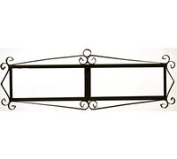 ART ESCUDELLERS FERRURE 9 Lettres Fleur/MOSAICO Mini 7,3 cm x 31,5 cm Support Cadre métallique en Couleur Noire pour Carreaux Lettres/numéros/Symboles pour Le Dessin Fleur/MOSAICO Mini