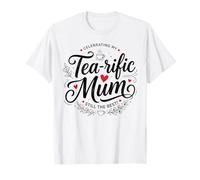 Art esthétique pour célébrer Les Amateurs de thé de Maman T-Shirt