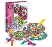 art et creation Stickers vitrail - mandalas Multicolore G