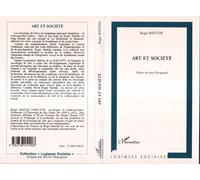Art et société - Roger Bastide - L'harmattan - Livre