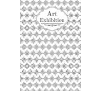 Art Exhibition: Artist visitor book an art show sign-in book for studio exhibition and pop-up gallery events