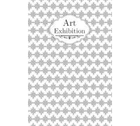 Art Exhibition: Artist visitor book an art show sign-in book for studio exhibition and pop-up gallery events