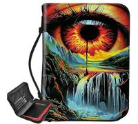 Art Eye - Housse de protection pour la Bible - Grand étui de protection avec poignée - Sac fourre-tout avec fermeture éclair et poches intérieures de rangement - Cadeaux chrétiens pour homme et femme
