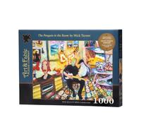 Art & Fable, The Penguins in The Room par Mick Turner, Puzzle de qualité supérieure pour adulte de 1000 pièces