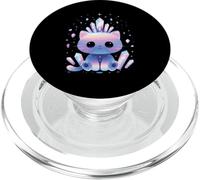 Art fantaisiste en Forme de Princesse en Cristal pour Les Amoureux des Animaux PopSockets PopGrip pour MagSafe