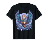 Art Fantastique de Otter Thunderbird Rider Lightning Storm T-Shirt