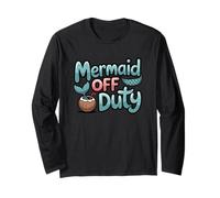 Art fantastique Mermaid Off Duty Beach Lover Manche Longue