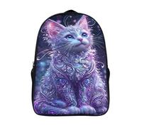 art fantastique sac à dos imprimé en 3d 12 ans et plus garçons et filles à la mode et durable chat sac à dos scolaire 2 compartiment 3d école sacs-16,pour les voyages les affaires