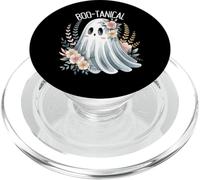Art fantôme floral mignon Boo-tanical pour les amateurs d'Halloween PopSockets PopGrip pour MagSafe