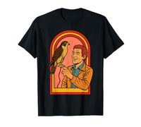 Art Faucon pèlerin et fauconnier avec thème ornithologie T-Shirt