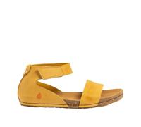 ART Femme 0382 Creta Sandale Plate, Jaune, 38 EU