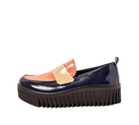 Art Femme 1530 Brighton Plate-Forme, Flamingo Bleu Marine, 39 EU